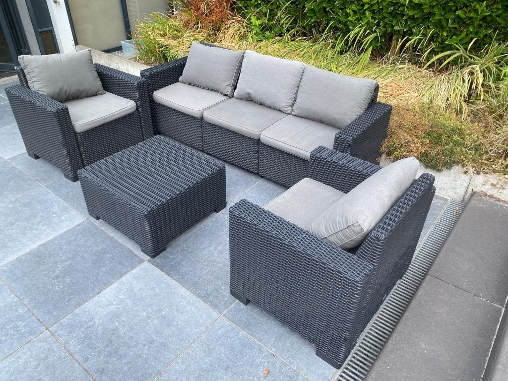 Set de jardin 5 personnes allibert lounge California, Jardin & Terrasse, Ensembles de jardin, 5 places, Salons de jardin, Comme neuf