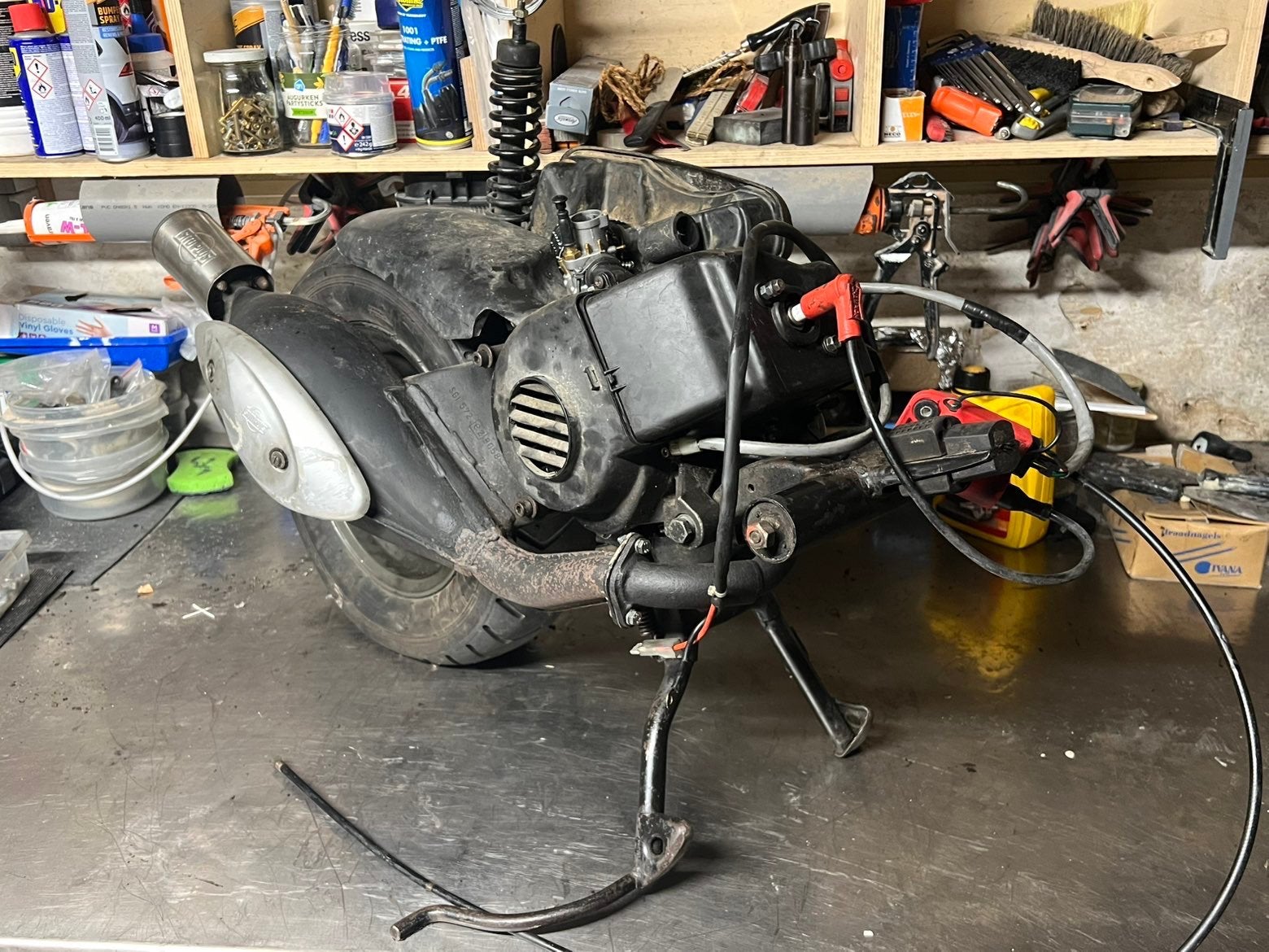 Piaggio Typhoon 70cc 2takt Plug and Play blok, Ophalen of Verzenden, Zo goed als nieuw, Blok, Piaggio
