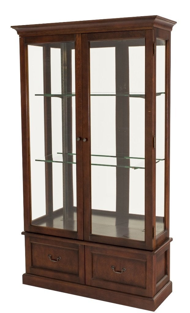 MOOISTE VITRINE VITRINEKASTEN WINKEL WINKELKAST Eichholtz, Ophalen, Hout, Bruin, Landelijk