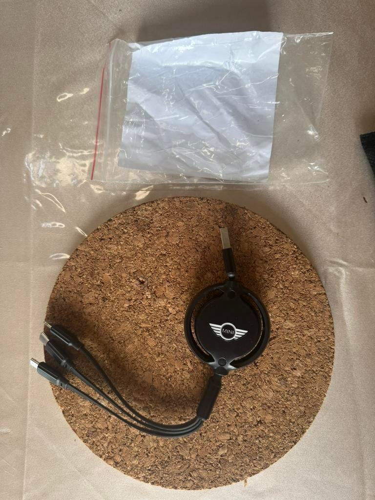 Chargeur MINI Cooper Câble Rétractable 3 en 1, Ophalen of Verzenden, Mini