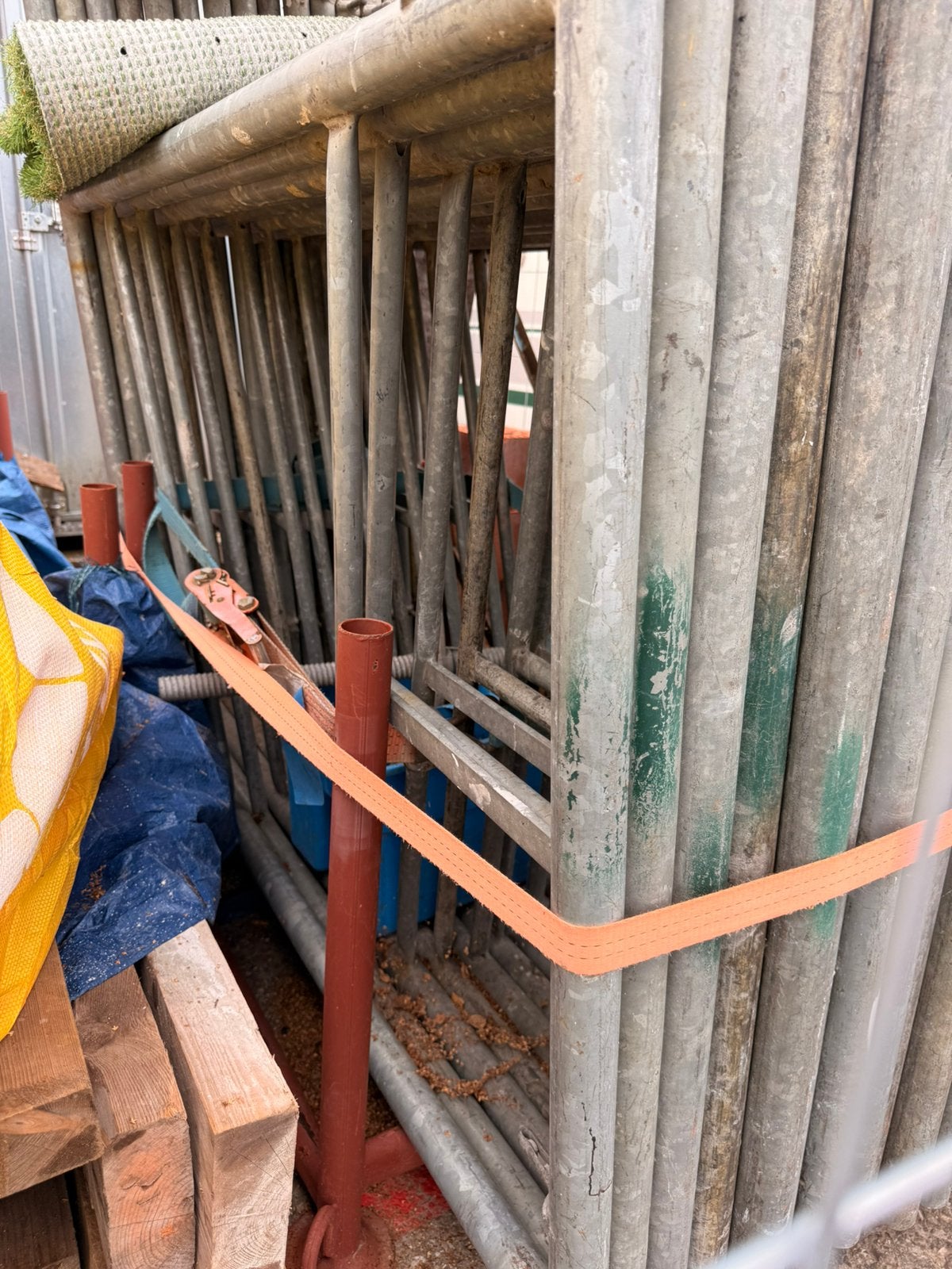 Kaderstelling, Doe-het-zelf en Bouw, Ophalen, Gebruikt, Gevelsteiger, 5 meter of hoger