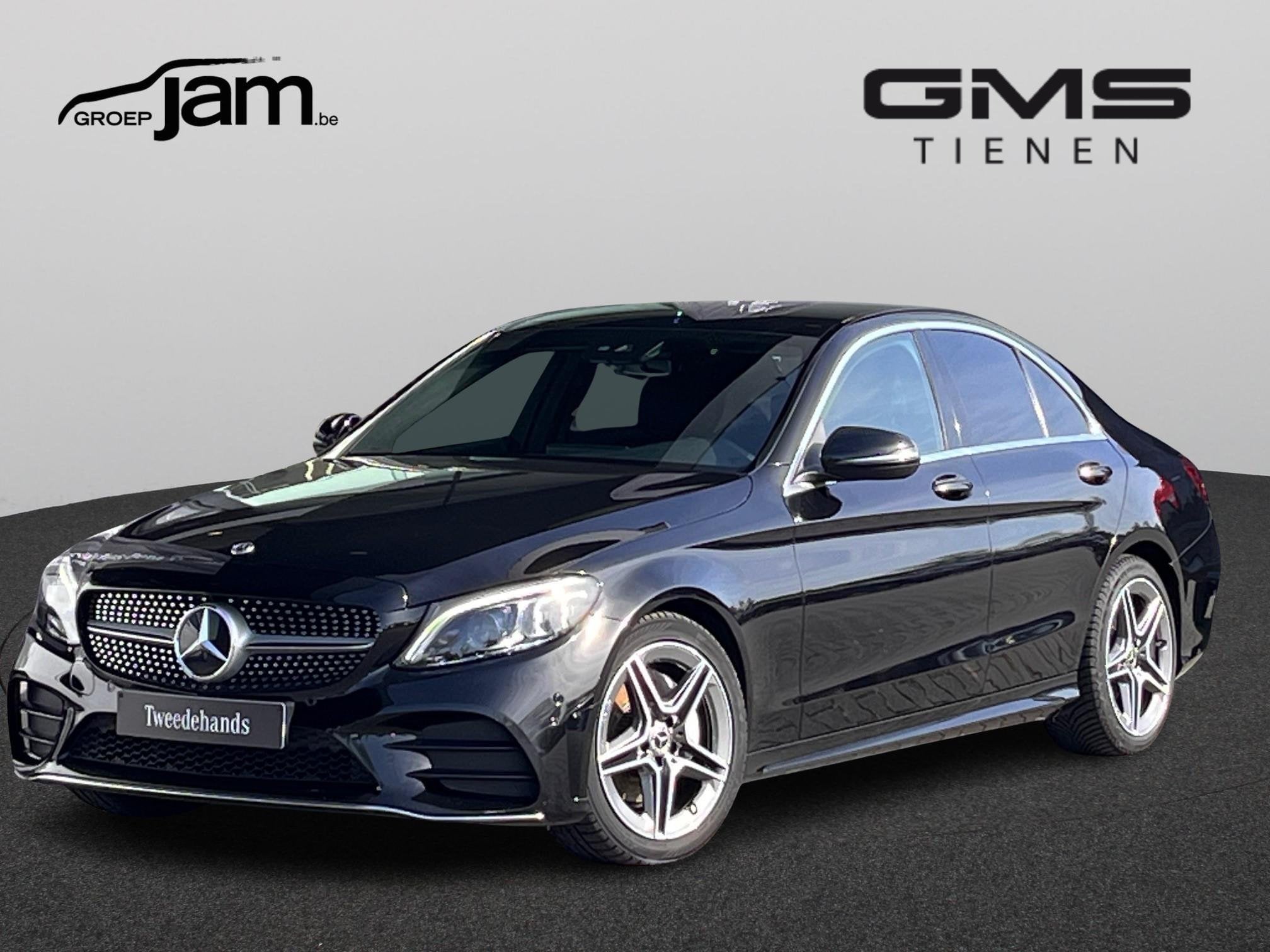 Mercedes-Benz C-Klasse 180 d AMG (automatique), Autos, Entreprise, Noir, 1485 kg, Automatique