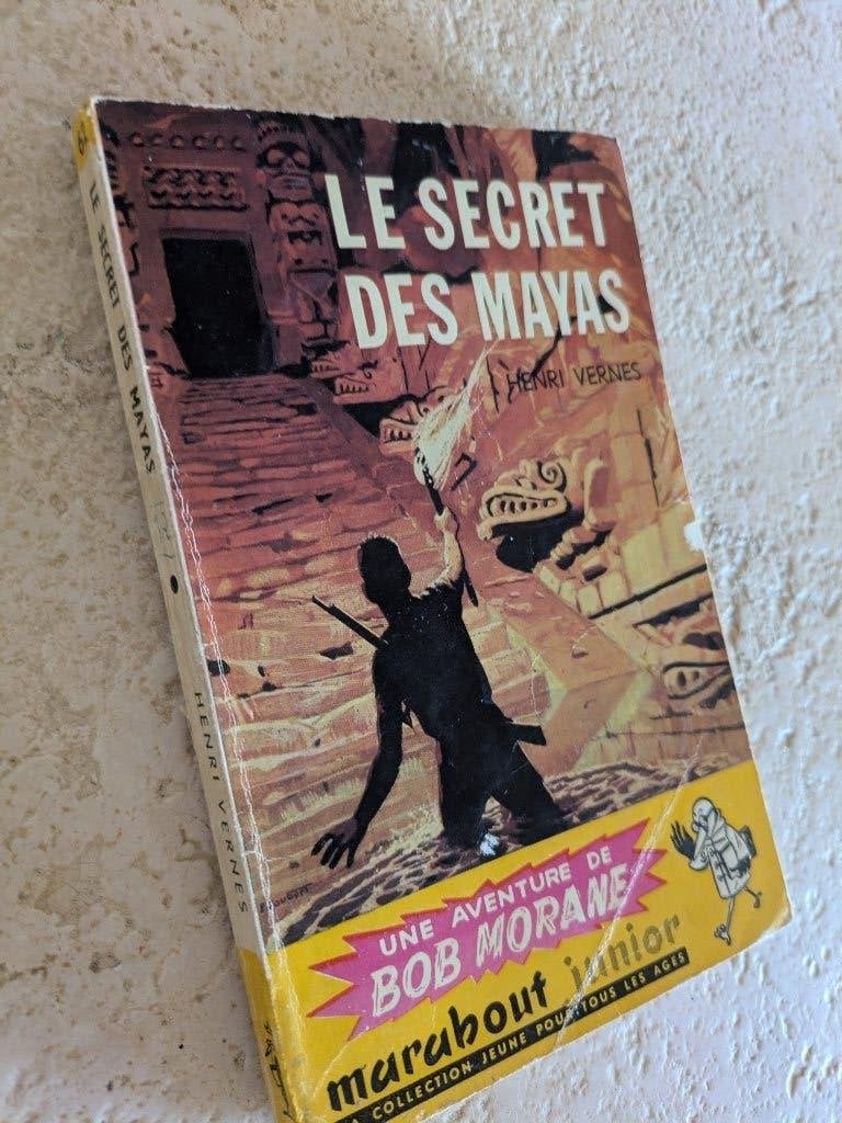 Bob Morane (Le secret des Mayas)., Livres, Envoi, Utilisé, Henri Vernes.