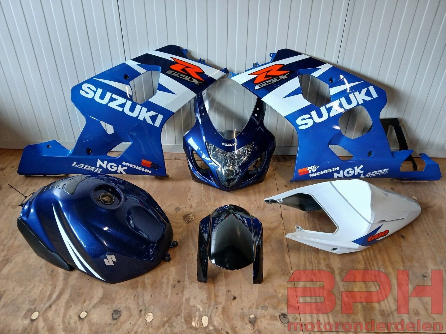 Kappenset + tank Suzuki GSX-R 600 750 K4 - K5 2004 t/m 2005, Motoren, Ophalen, Gebruikt, -, -