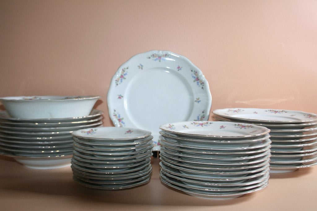 Dinerservies Winterling Marktleuthen Windsor 51-delig, Antiek en Kunst, Antiek | Servies compleet, Ophalen