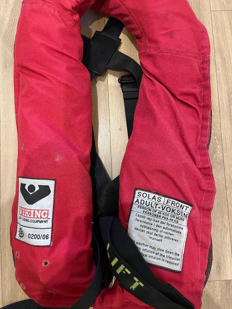 Opblaadbare Viking reddingsvest, Sports nautiques & Bateaux, Viking, Enlèvement ou Envoi, Femme ou Homme, Comme neuf