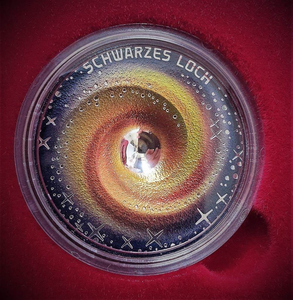 Autriche : 20 euros, épreuve Schwarzes Loch 2022, Timbres & Monnaies, Monnaies | Europe | Monnaies euro, Monnaie en vrac, Argent
