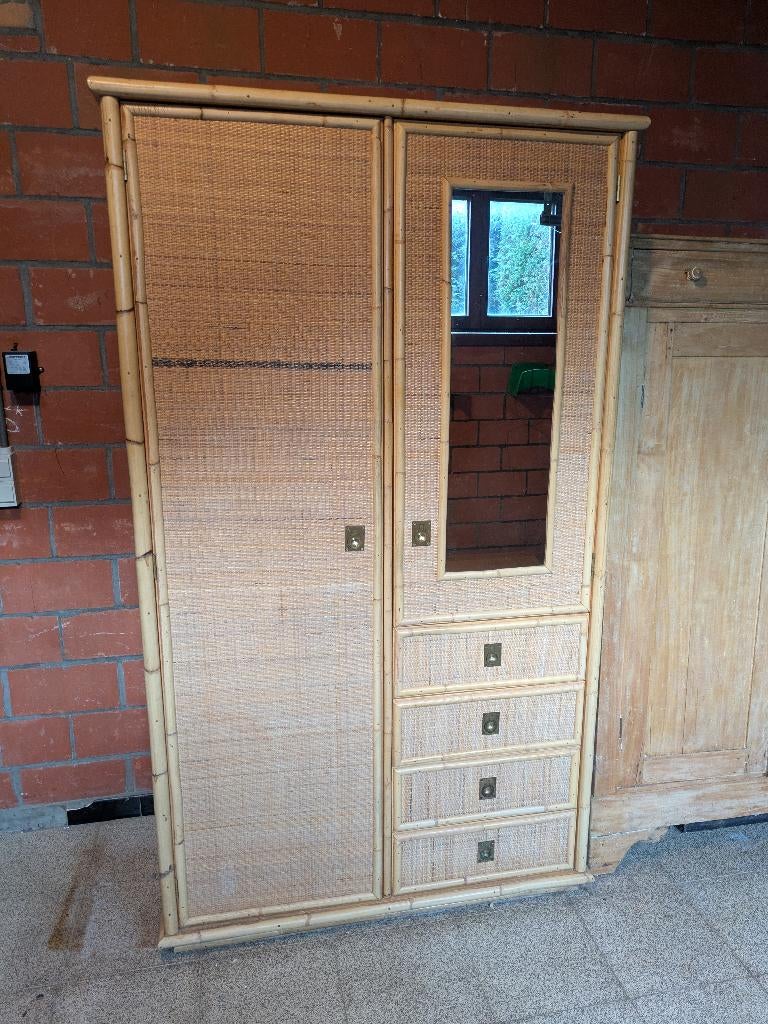 rotan vintage kast Dal Vera, Antiek en Kunst, Antiek | Meubels | Kasten, Ophalen