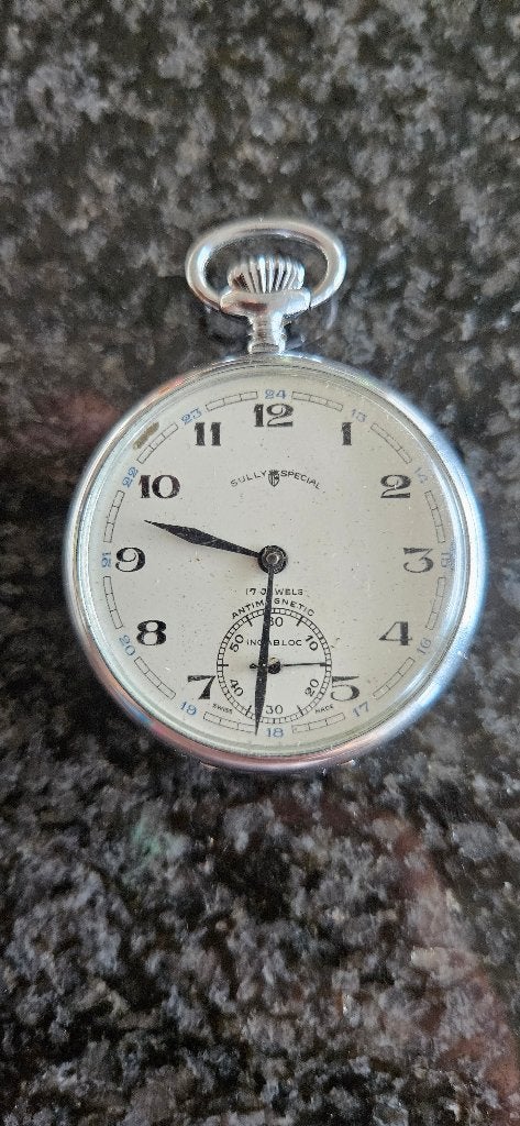 Zwitsers oud zakhorloge, Handtassen en Accessoires, Ophalen of Verzenden, Zakhorloge