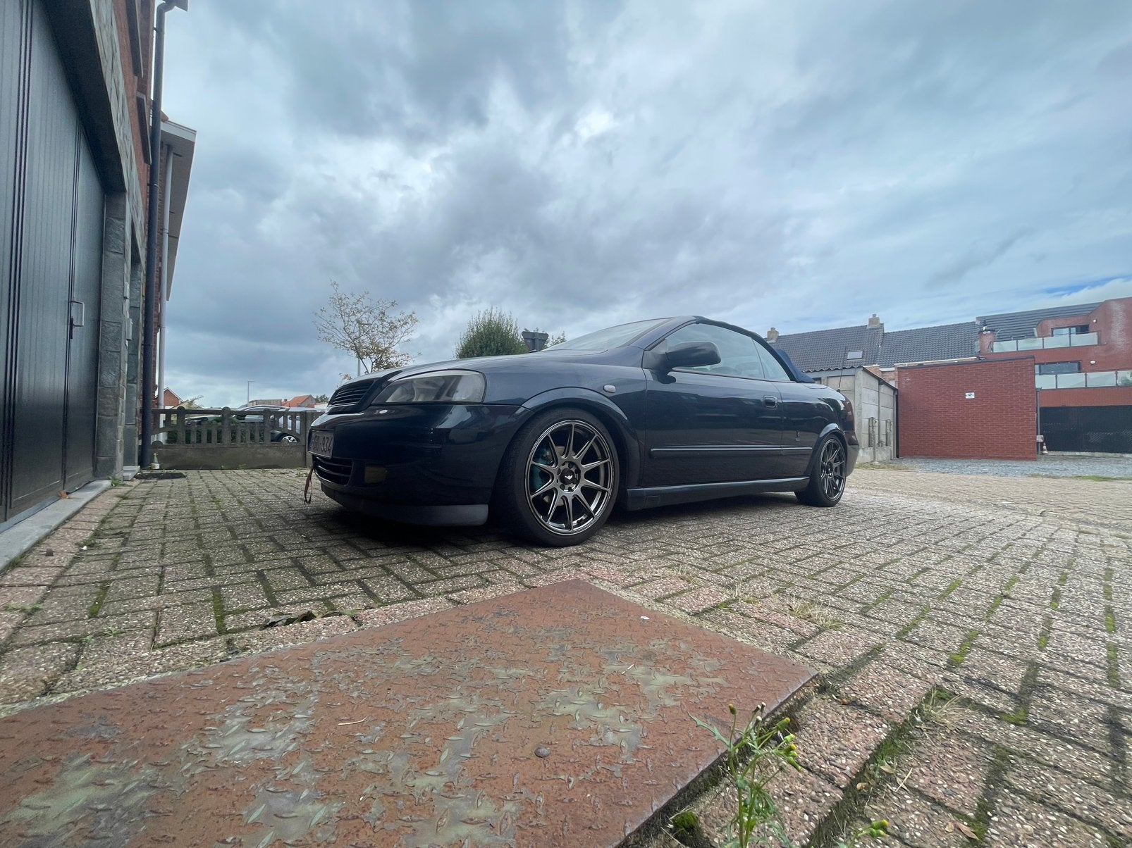 Opel astra cabrio 1.6 16v, Autos, Cuir, Cabriolet, Bleu, Particulier