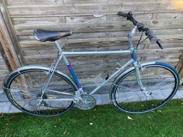 Sportieve Herenfiets TT Claessens 28 inch, 28 inch, Velgrem, 56 cm of meer, Zo goed als nieuw