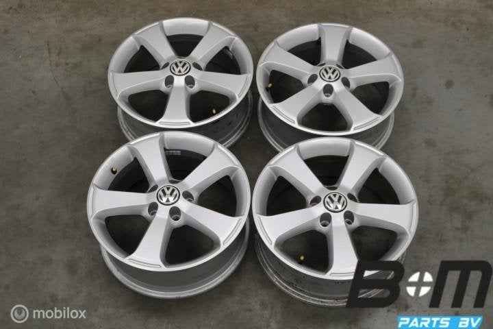 ORIGINEEL! 17 inch velgen VW Passat CC / Scirocco 1K8071497, Gebruikt, Velg(en), 17 inch, Personenwagen