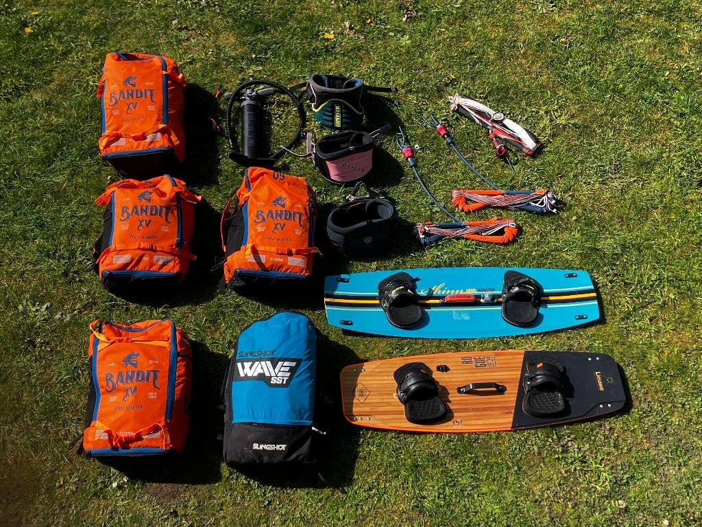 PRIJS VERLAAGD: Kitemateriaal F-one, Watersport en Boten, Kitesurfen, Zo goed als nieuw, Kitesurf-set, Ophalen