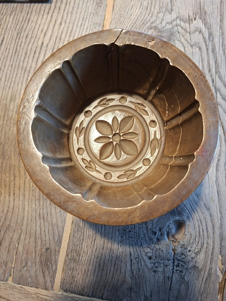 oude houten botervorm, jaren 1800-1900, Antiek en Kunst, Ophalen of Verzenden