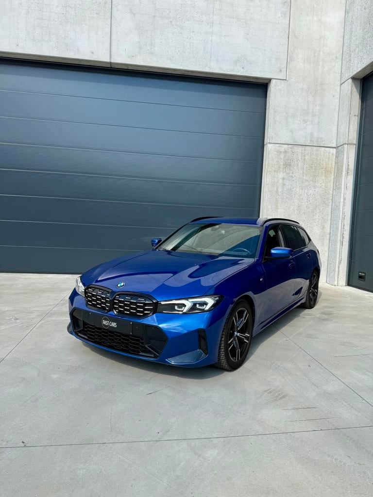 318d - M pakket - Automaat - 2024 - 72.000km, Auto's, BMW, Automaat, Blauw, Leder, Bedrijf