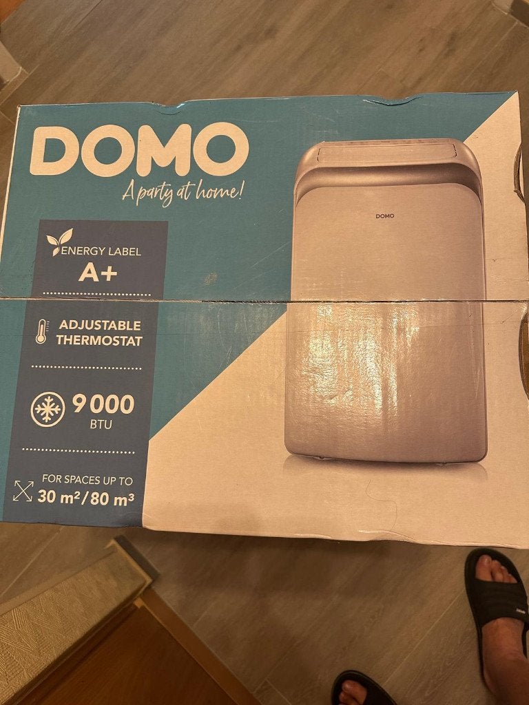 AIRCO mobile DOMO, Electroménager, Climatiseurs, Refroidissement et Déshumidification, Comme neuf, Enlèvement, Télécommande