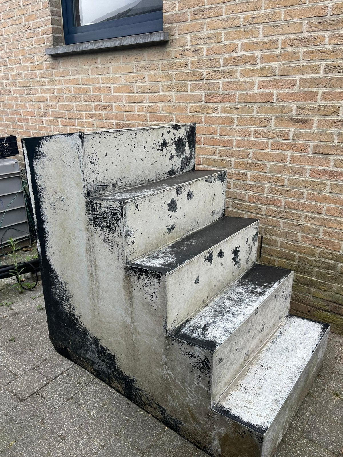 HDPE trap, Ophalen, Gebruikt