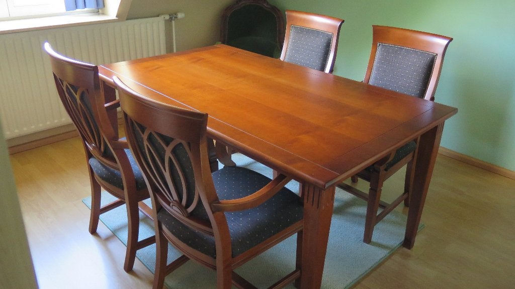 volledige eetkamer, Huis en Inrichting, Ophalen, 100 tot 150 cm, 50 tot 100 cm, Zo goed als nieuw
