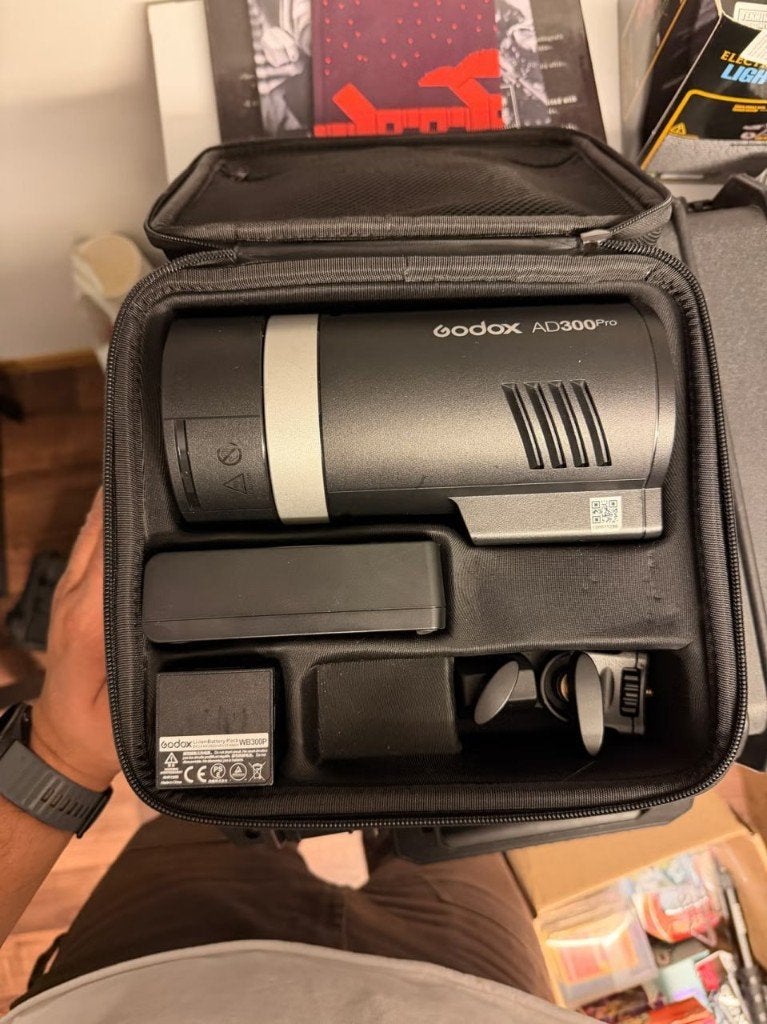 Godox AD300Pro Flitser, Audio, Tv en Foto, Ophalen of Verzenden, Zo goed als nieuw, HSS, Studioflitser