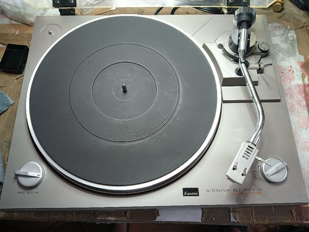 Sansui P50, TV, Hi-fi & Vidéo, Tourne-disques, Utilisé, Tourne-disque, Autres marques, Automatique, Enlèvement ou Envoi