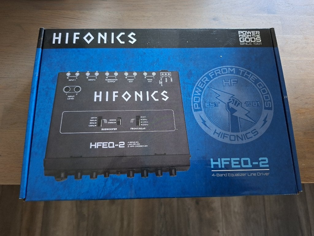 hifonics HFEQ-2 equalizer, Enlèvement, Comme neuf