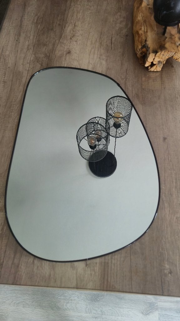 Organische wand spiegel, Minder dan 50 cm, Nieuw, Ophalen of Verzenden, Minder dan 100 cm