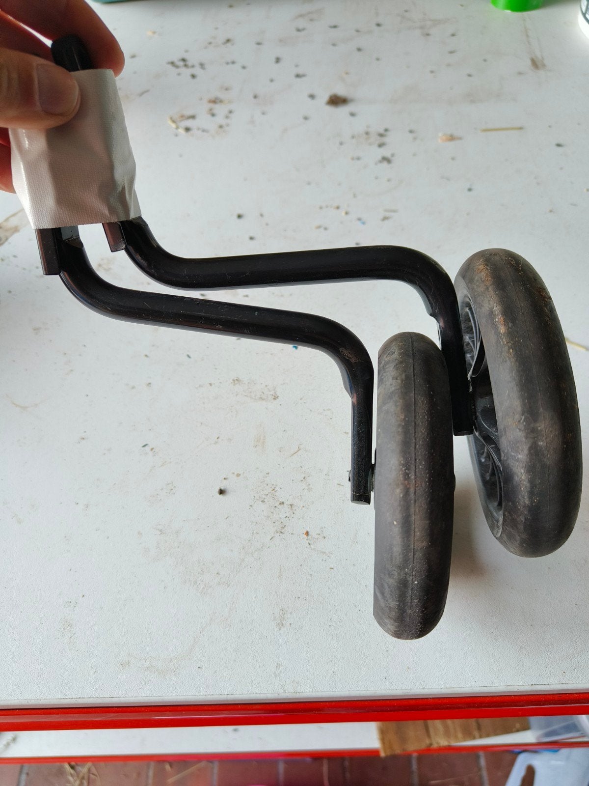 steunwielen B twin, Fietsen en Brommers, Ophalen, Gebruikt