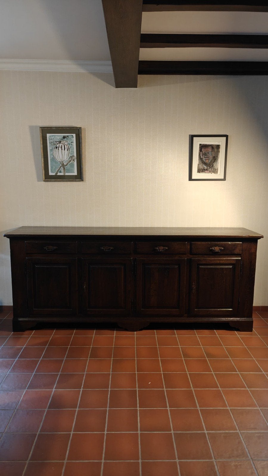 Zeer mooie houten dressoir. In zeer goede staat., Ophalen, Gebruikt, Overige houtsoorten, Met lade(s)