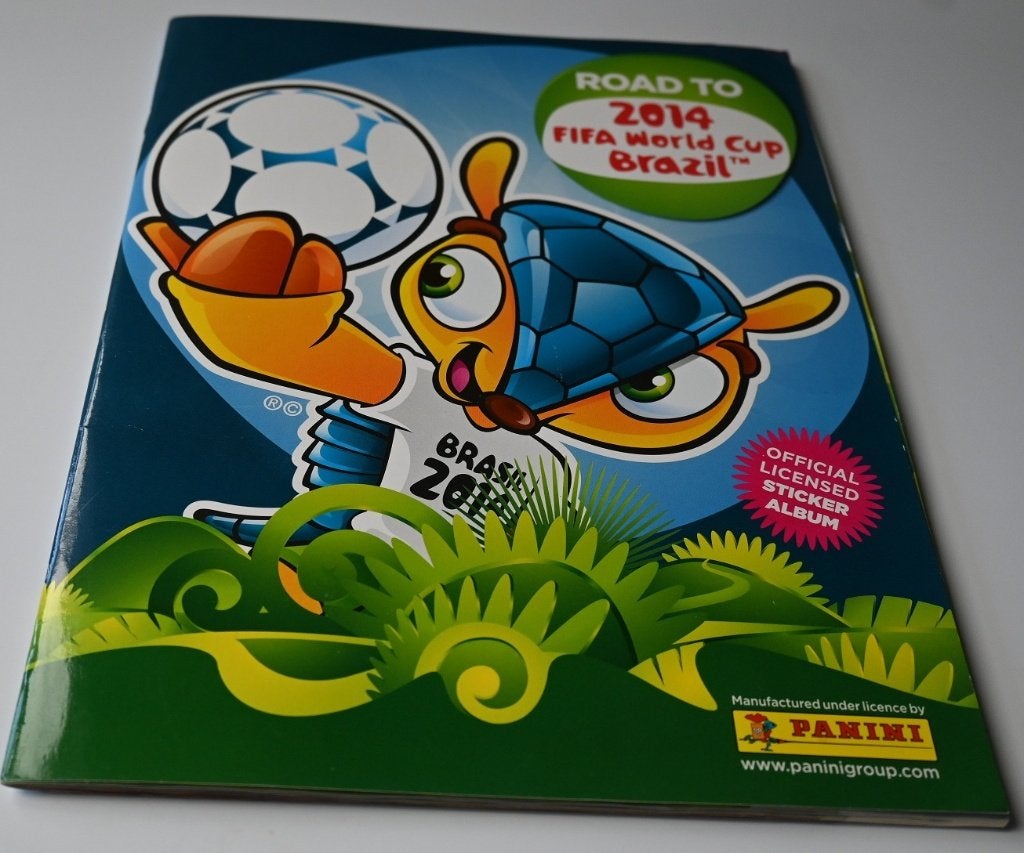 Panini BRASIL 2014 Volledig album . 410 stickers ingeplakt, Verzenden, Zo goed als nieuw, Poster, Plaatje of Sticker