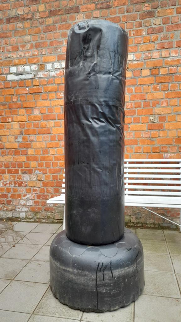 Bokszak op voet, inclusief mma handschoenen, Sport en Fitness, Boksen, Ophalen, Bokszak