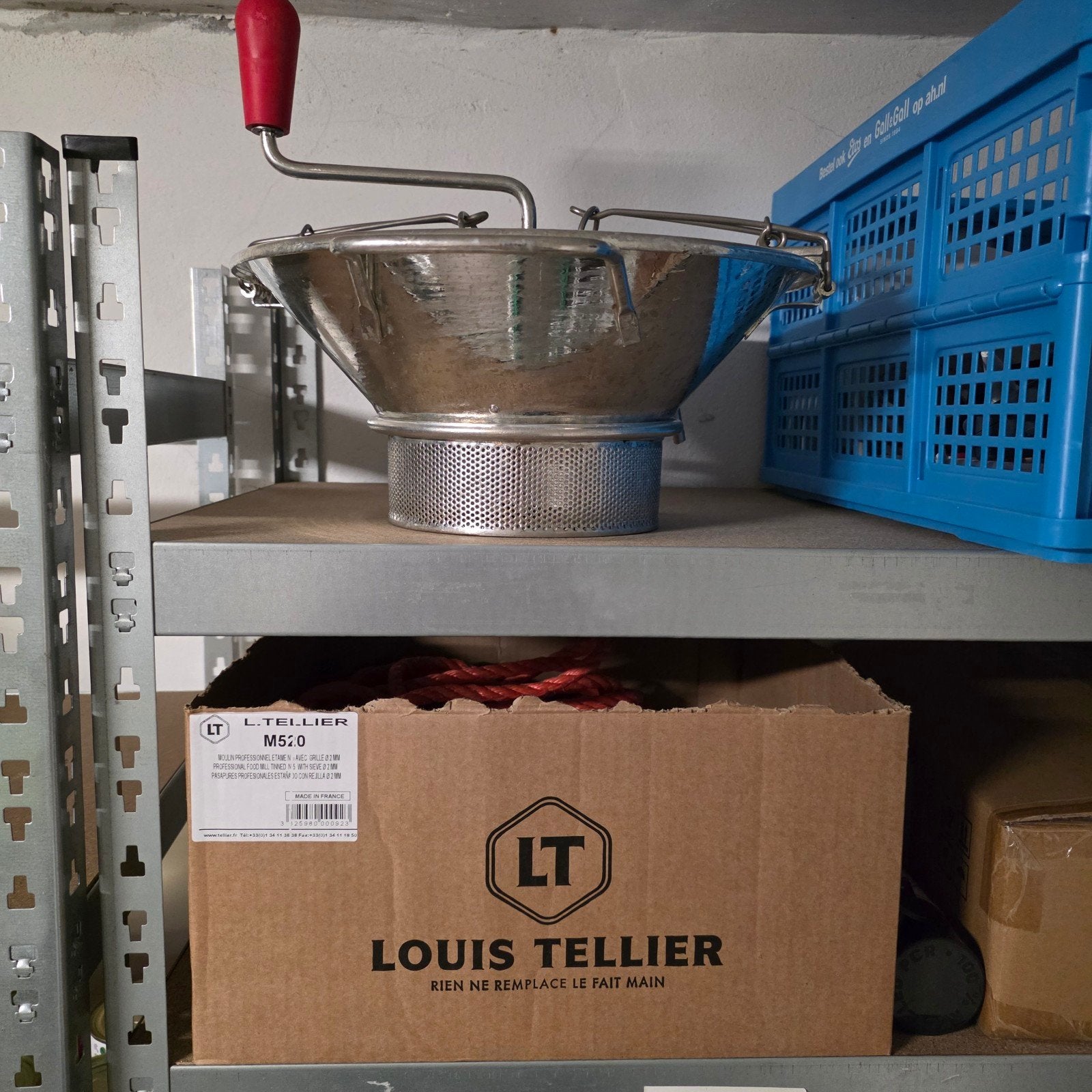 Professionele Passe-Vite / Groentenzeef Louis Tellier N5, Ophalen, Nieuw in verpakking, Fornuis, Frituur en Grillen