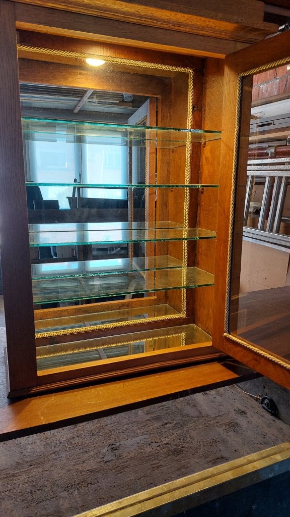 Vitrine kast, Ophalen, Gebruikt, 50 tot 100 cm, Landelijk
