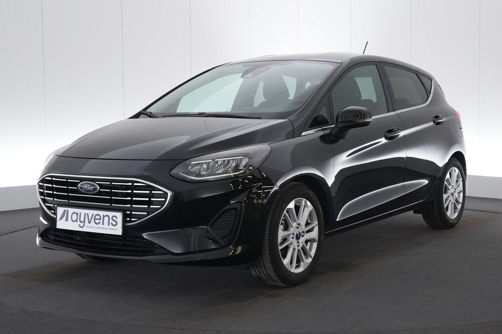 (2DFW507) FORD FIESTA, Stof, Gebruikt, Euro 6, Zwart
