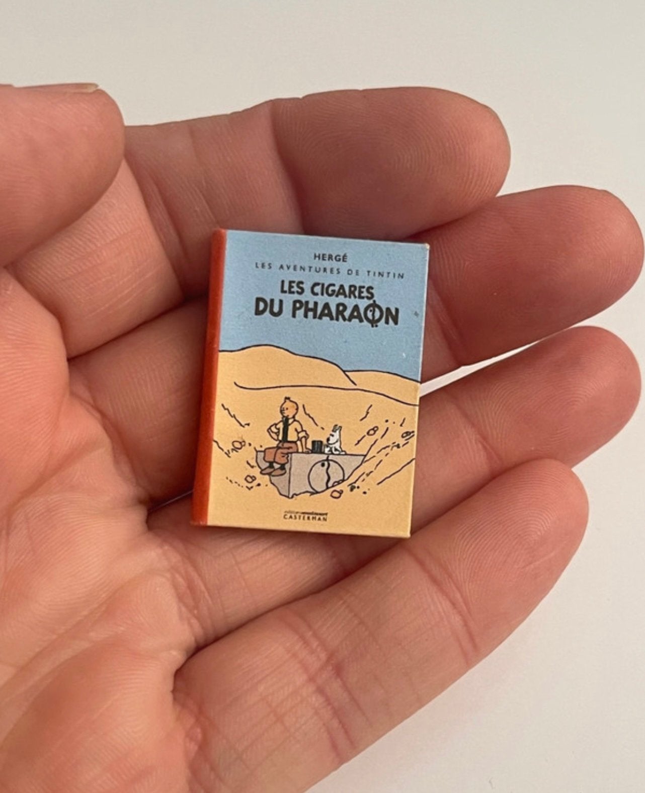 Tintin Kuifje : micro-album fac-similé (version colorisée), Collections, Personnages de BD, Comme neuf, Livre ou Jeu, Tintin, Envoi