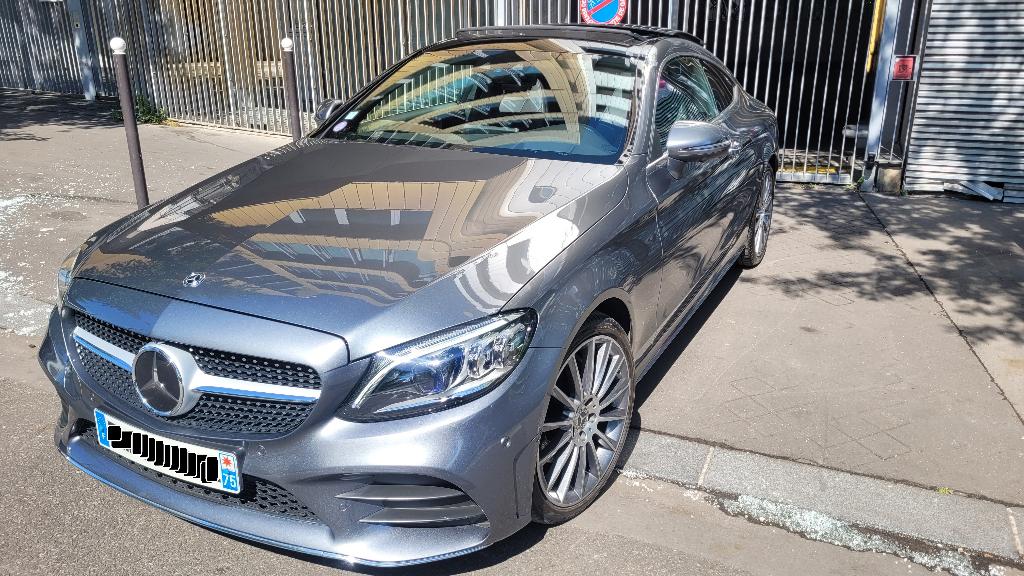 Mercedes Classe C Coupe 200 AMG Line EQ Boost 9G-Tronic 16V, Autos, Cuir, Achat, 135 kW, Entretenue par le concessionnaire
