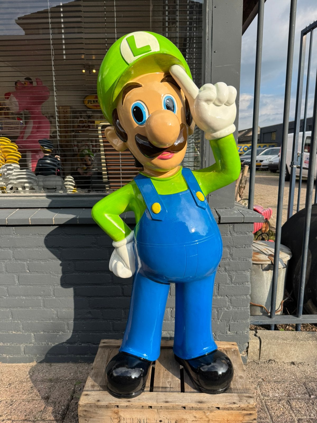 Statue Big Luigi de Mario, Collections, Enlèvement, Utilisé, Humain