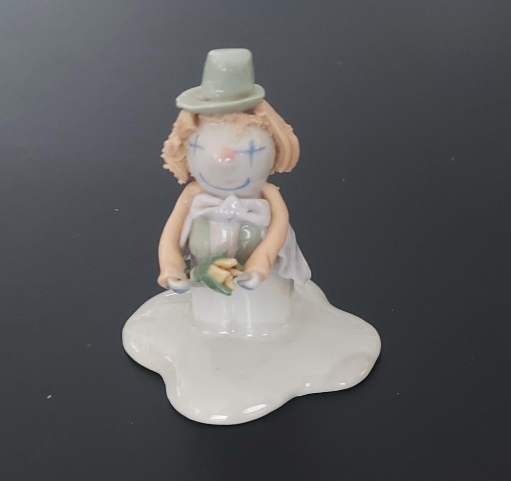 Kleine clown van keramiek, Verzamelen, Ophalen, Gebruikt, Mens