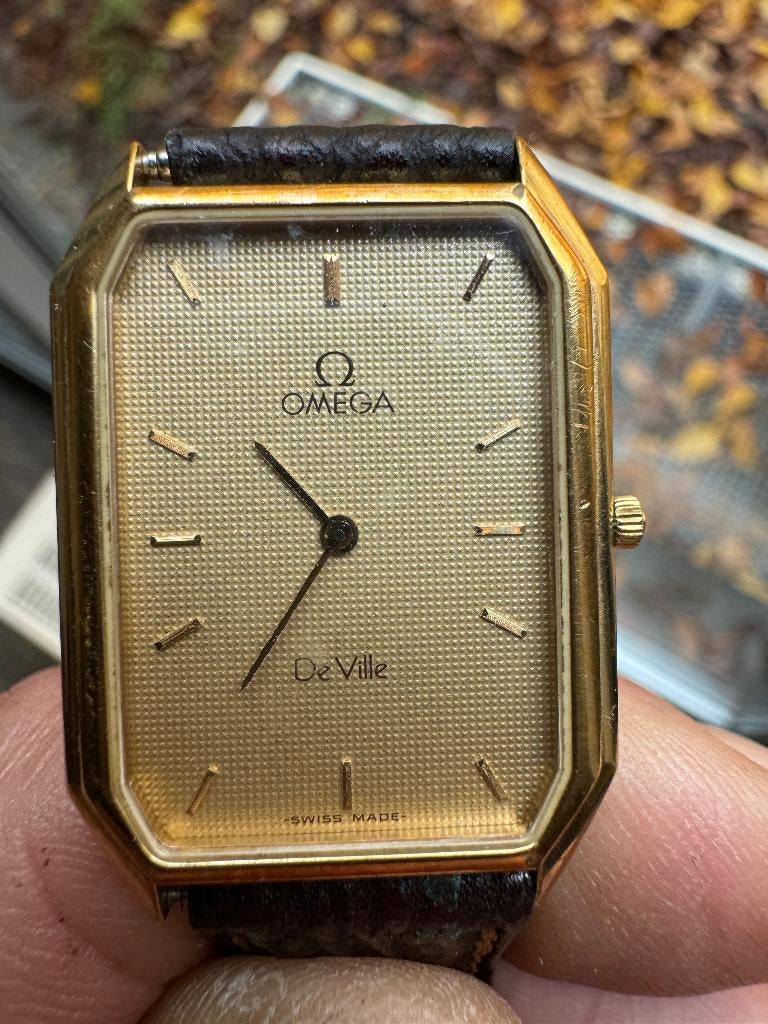 Vintage Omega De Ville uurwerk, Bijoux, Sacs & Beauté, Montres | Femmes, Montre-bracelet, Autres marques, Cuir, Enlèvement