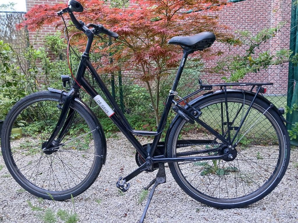 degeus fiets De Geus City, Fietsen en Brommers, Velgrem, Versnellingen, Zo goed als nieuw, 50 tot 53 cm
