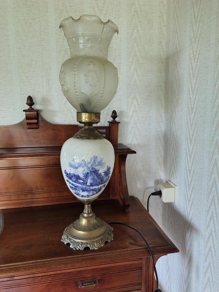lamp Delfst blauw, Ophalen
