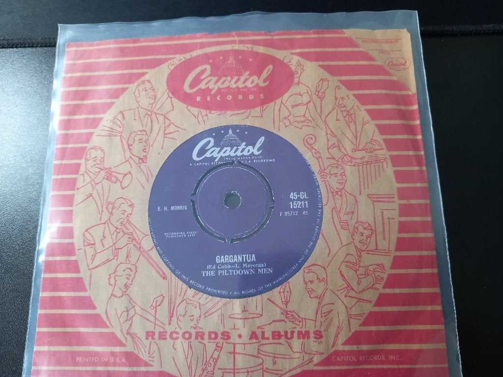 The Piltdown Men ‎– Gargantua ' 7 " Popcorn ", 7 inch, Ophalen of Verzenden, Pop, Overige typen