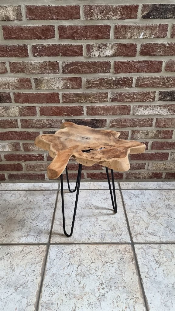 Bijzettafel, Huis en Inrichting, Ophalen, Zo goed als nieuw, Landelijk, Minder dan 45 cm