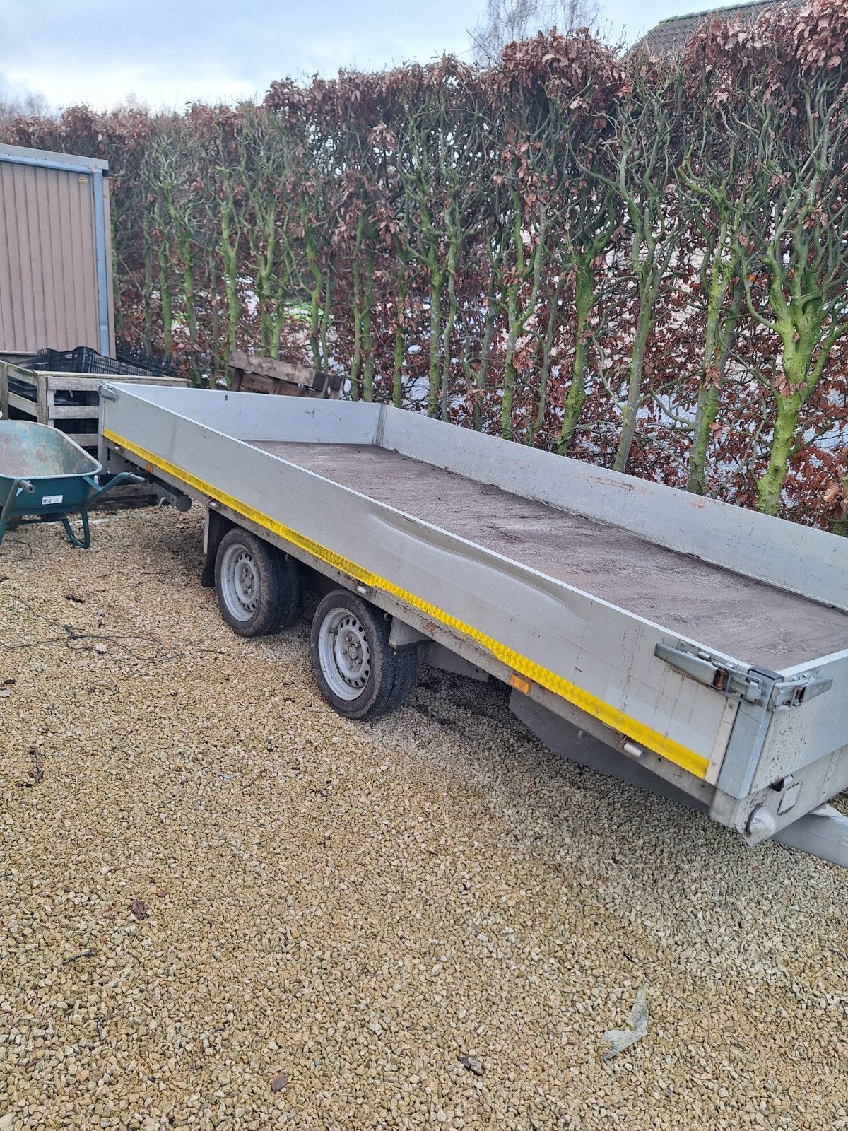 Aanhangwagen 2.700 kg eduard 4m op 2m, Enlèvement, Utilisé