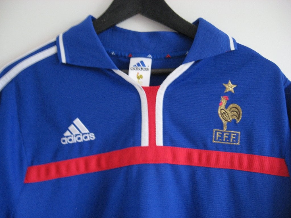 Chemise de football rétro vintage française Adidas, Enlèvement ou Envoi, Neuf, Maillot