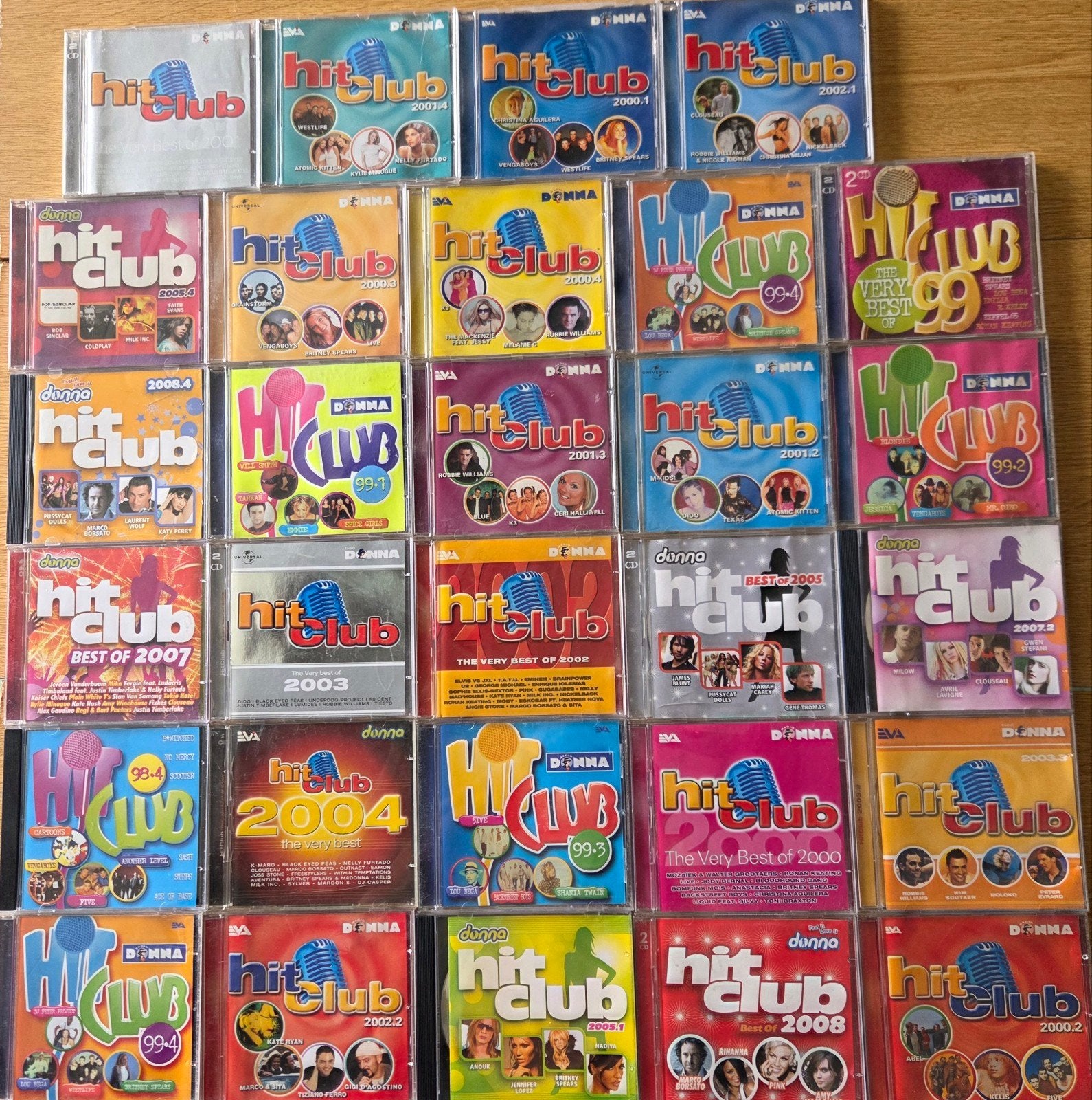 lot hit club cd's, Ophalen of Verzenden