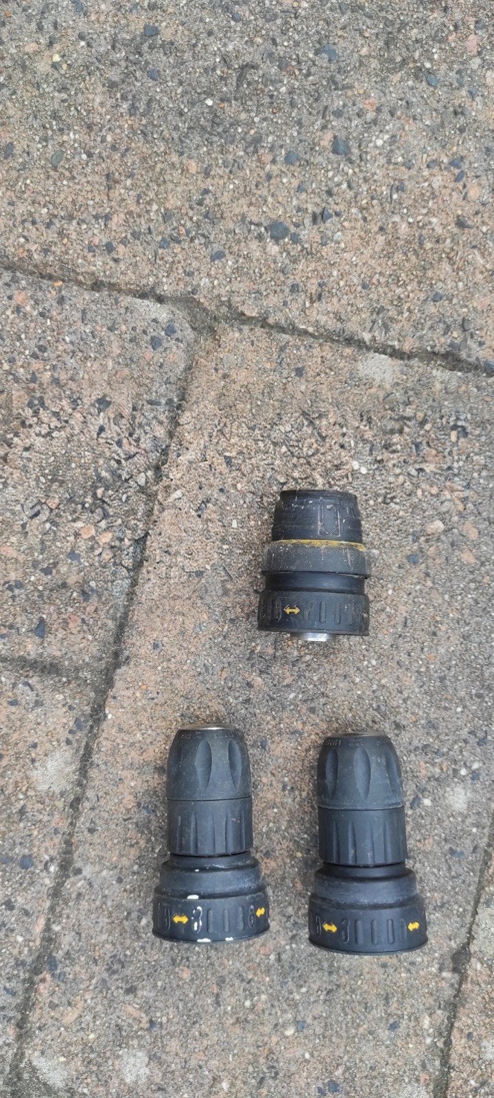 3 originele snelwisselboorkoppen voor DeWALT combihamer., Ophalen of Verzenden, DeWalt