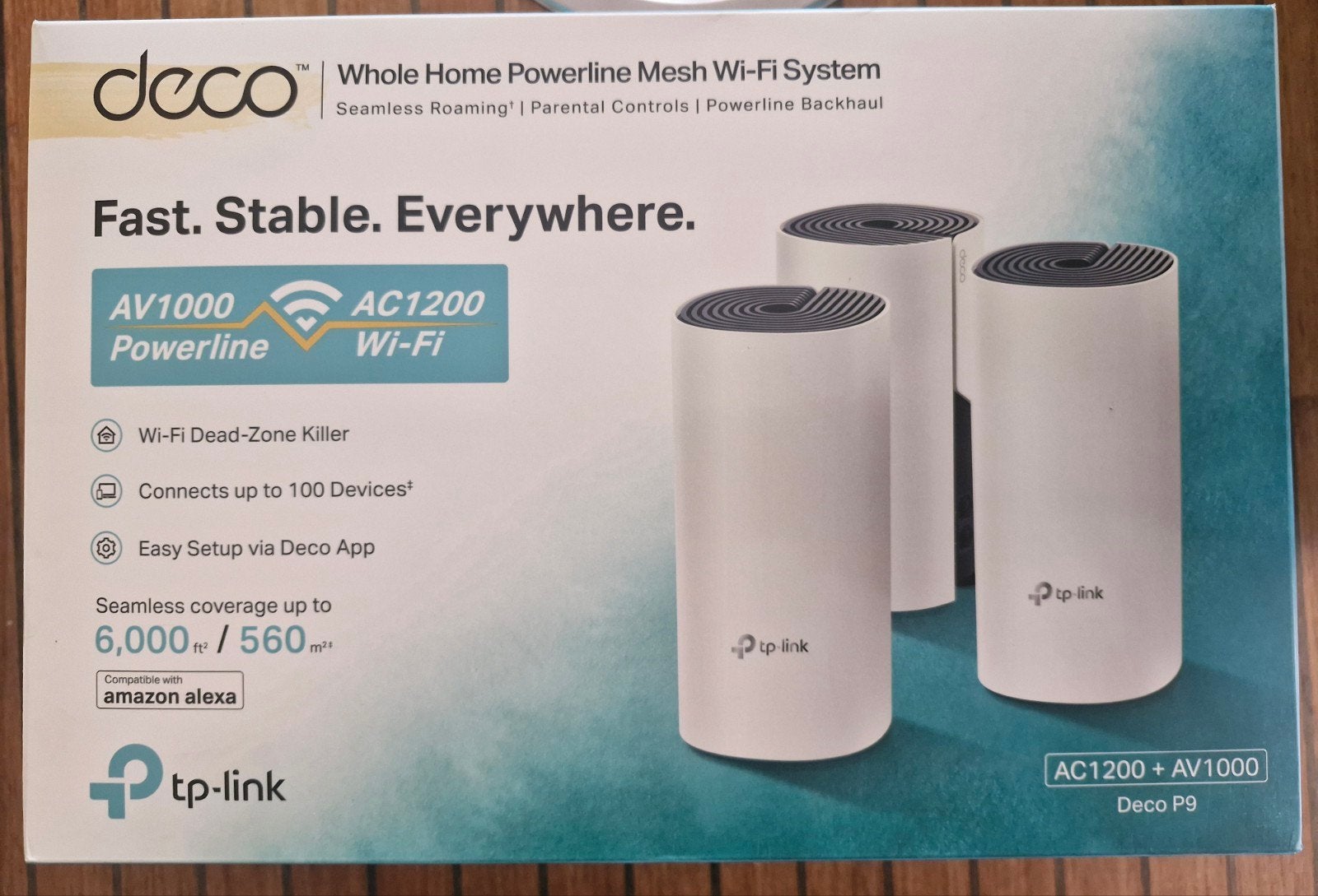 TP-Link Deco P9 (3-pack), Computers en Software, WiFi-versterkers, Ophalen