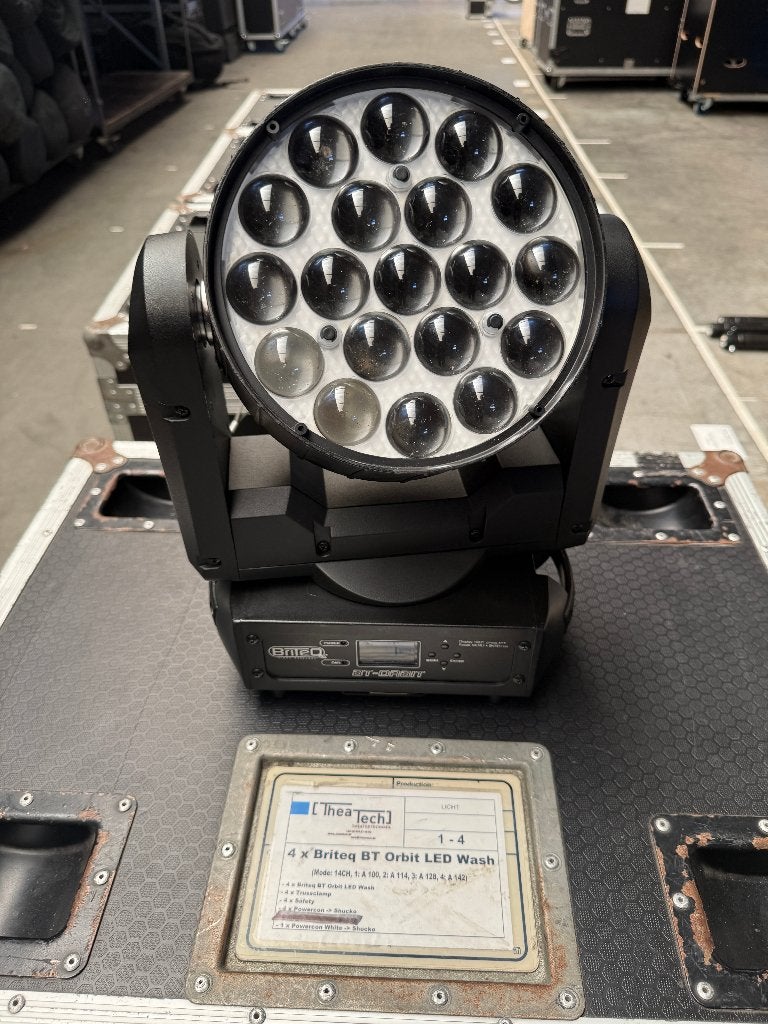 Briteq BT-Orbit Ledwash - Prijs per Case!, Musique & Instruments, Lumières & Lasers, Utilisé, Lumières, Enlèvement