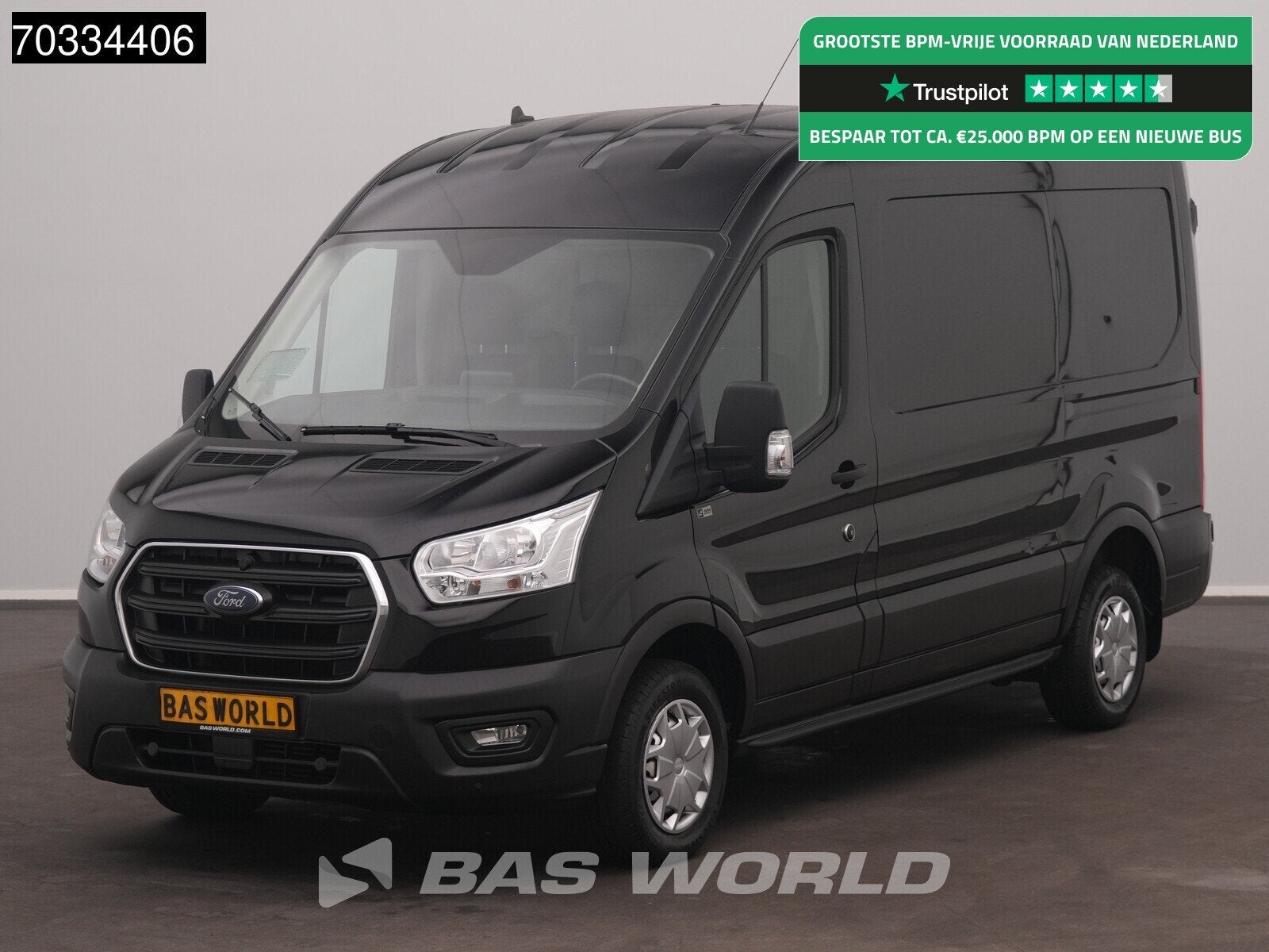 Ford Transit 130pk L2H2 Airco Cruise Camera Parkeersensoren, Autos, Achat, Entreprise, Boîte manuelle, 96 kW