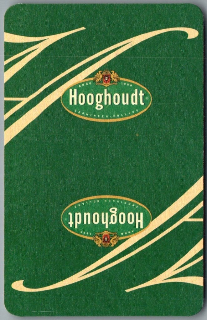 speelkaart - LK15585 - Hooghoudt, Verzamelen, Speelkaarten, Jokers en Kwartetten, Verzenden, Zo goed als nieuw, Speelkaart(en)